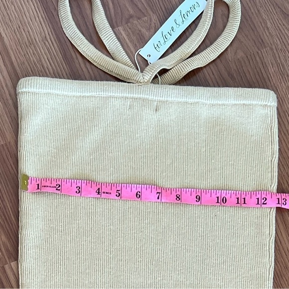 NWT For Love & Lemons Ribbed Dress - Picture 10 of 14